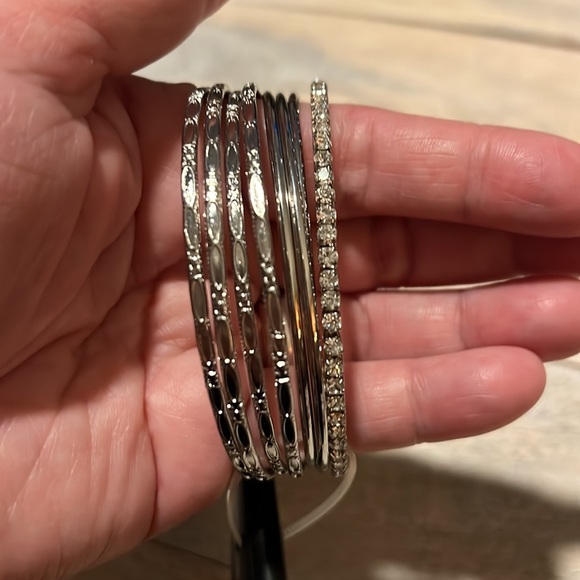 Wet Seal bracelets. NWT. 8 bracelets total. 2.75 in circumference across. - Picture 3 of 3